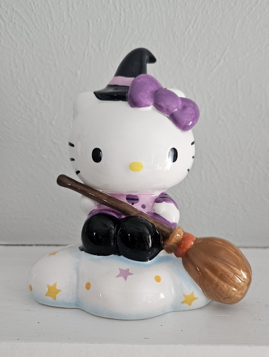 Hello Kitty Other - NWOT Blue Sky Clayworks X Hello Kitty & Friends- Hello Kitty Flying Witch Figure